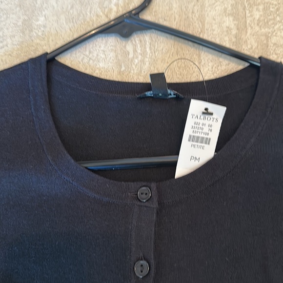 NWT Talbot’s black sweater - Picture 7 of 8
